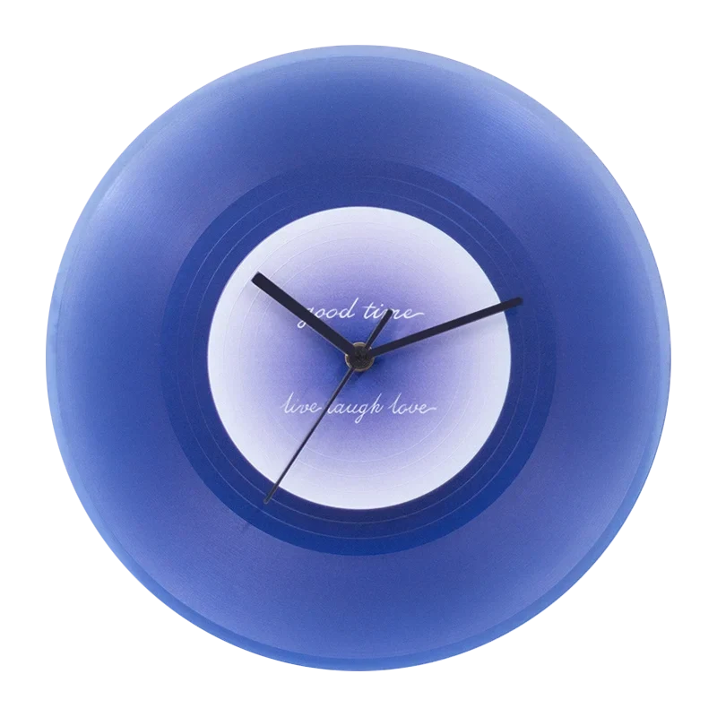 Vinyl Record Clock with Stand